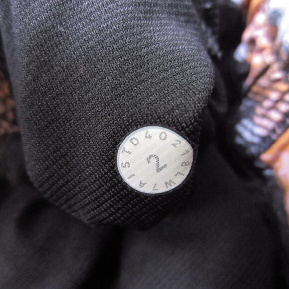 Lululemon Running Shorts Womens 2 Pink Orange Black Print Mesh Lined Athletic - Picture 5 of 6